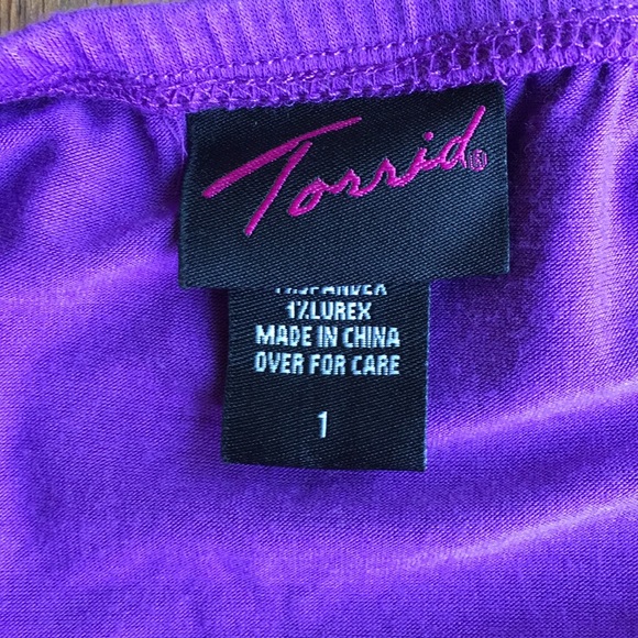 Purple Lace Splice-look Fancy Tank - Picture 3 of 4